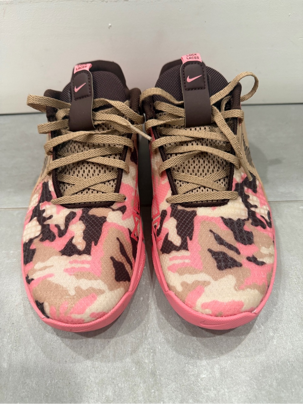 Nike Metcon Pink Camo Training Sneakers Women’s Cross Training Shoes